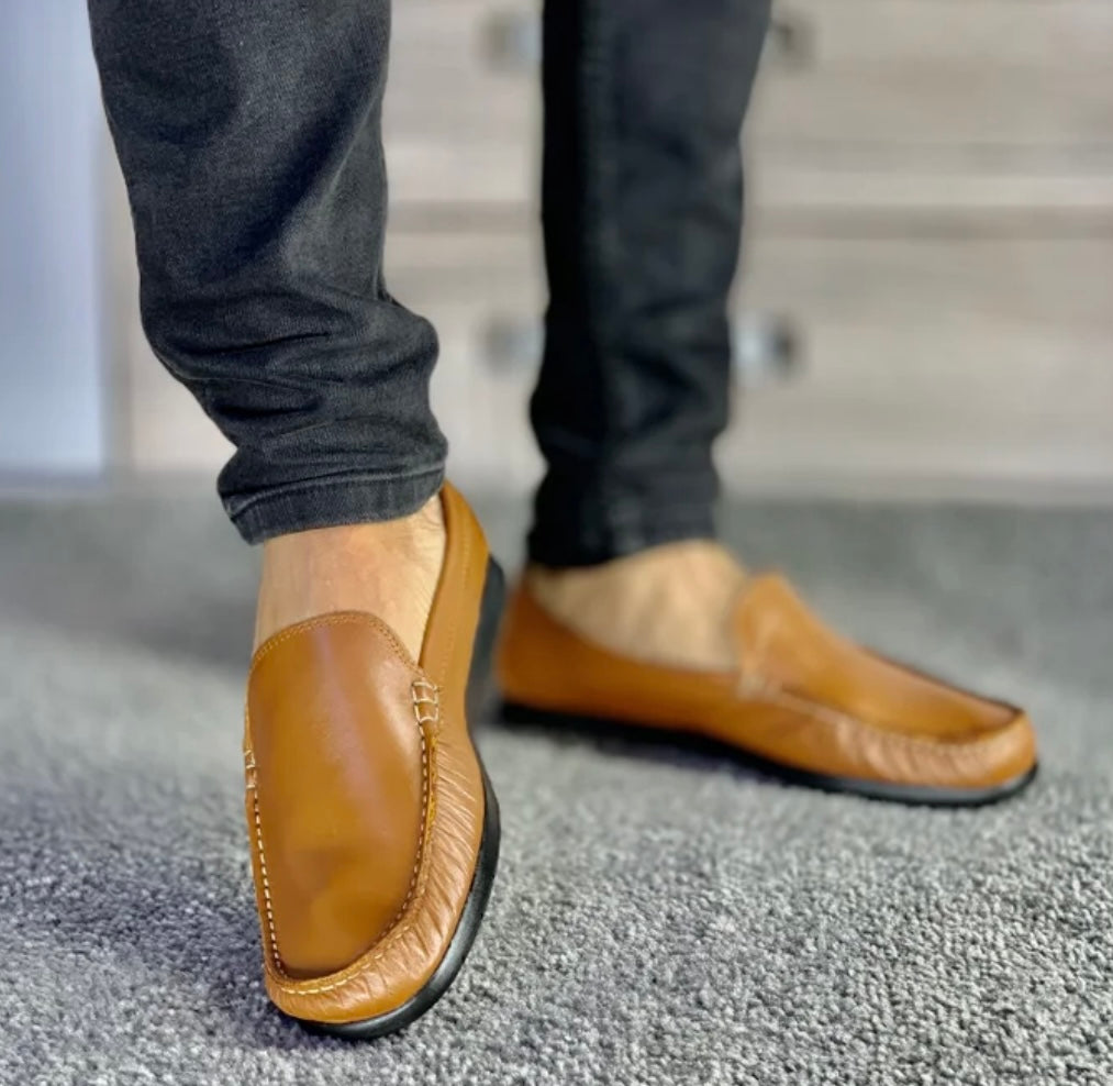 Simple Mocassins en Cuir REF 301