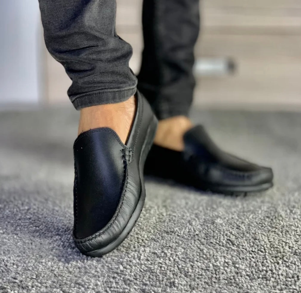 Simple Mocassins en Cuir REF 301