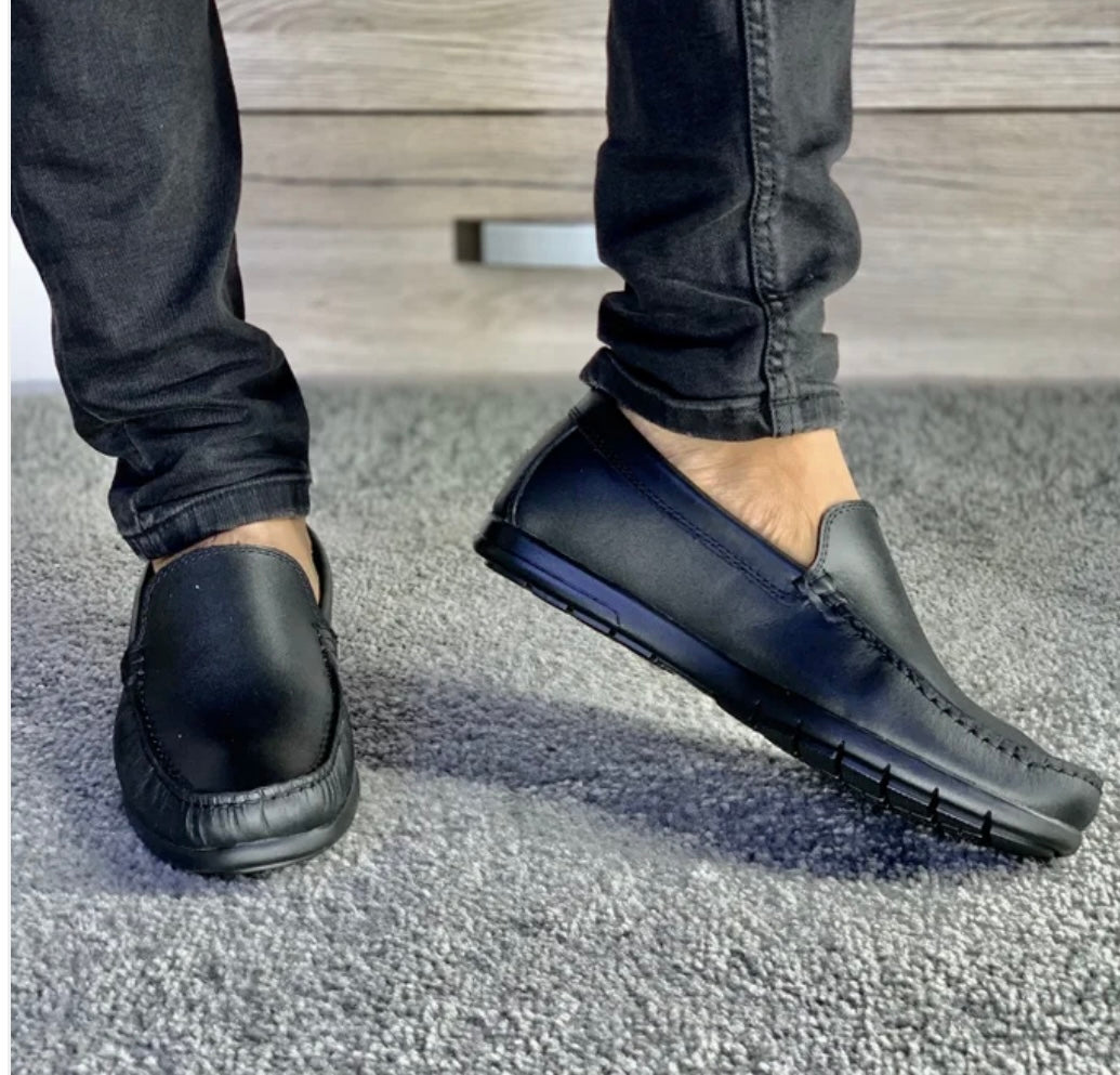 Simple Mocassins en Cuir REF 301